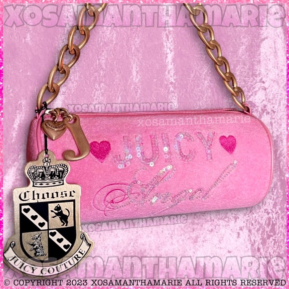Juicy Couture Pink Angel Barrel Bag - Picture 2 of 16